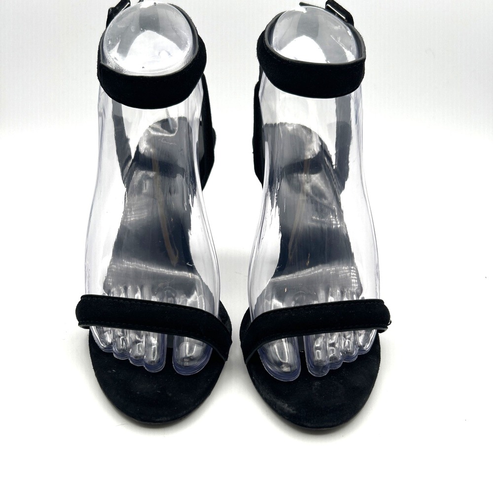Alexander Wang Black Suede Ankle-Strap Sandals